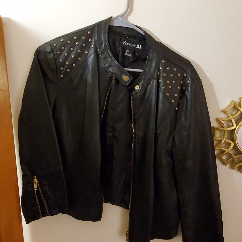 Forever 21 Crop Leather